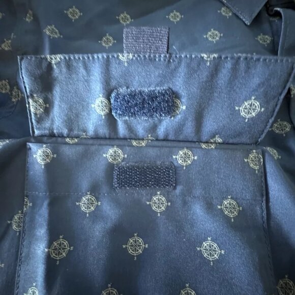 Men's Shirt Small Blue Voyager Short Sleeve Button Up Sml S Casual Office Comfy - Picture 3 of 7